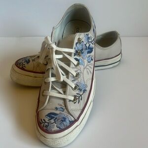 Embroidered Converse sneakers